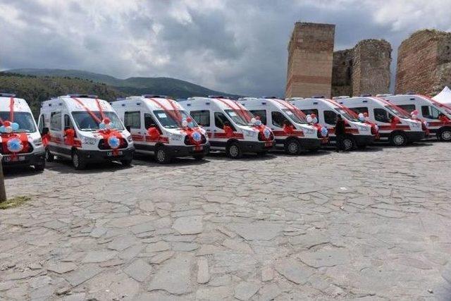 Kütahya’ya 8 Yeni Ambulans Daha