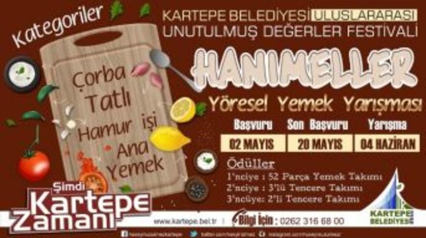 Y&ouml;resel Kartepe Lezzetleri Yarışacak
