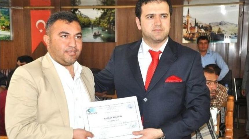 Kosgeb Ak&ccedil;akale&rsquo;de Uygulamalı Girşimcilik Belgesi Verdi.