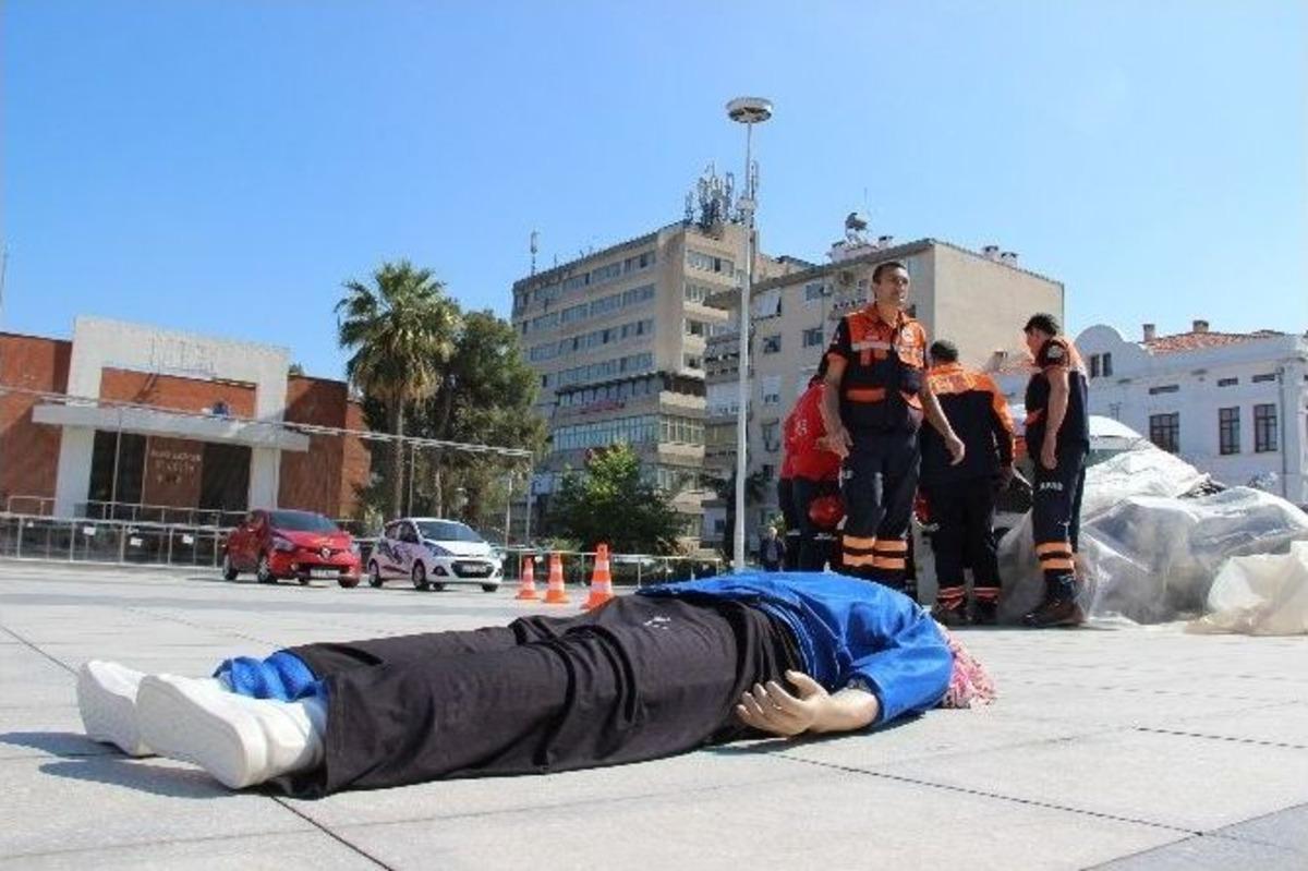 Yaralı Kurtarma Operasyonu Ger&ccedil;eğini Aratmadı