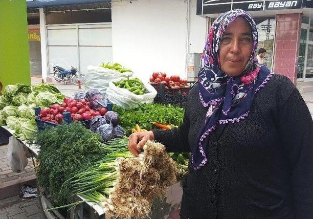 (özel Haber) Seyyar Satıcı Kadın Hem Çocuklarına Hem Kocasına Bakıyor