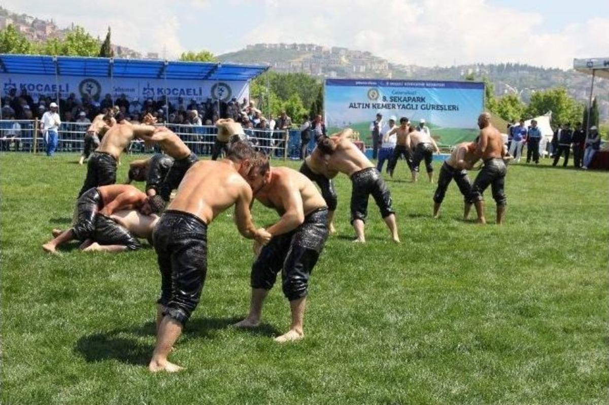 8. Sekapark Altın Kemer Yağlı G&uuml;reşleri Başladı