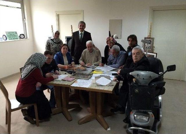 (&ouml;zel Haber) Engelli Bireyler Bakır Al&uuml;minyum R&ouml;lyef Kursuna Katılıyor 3