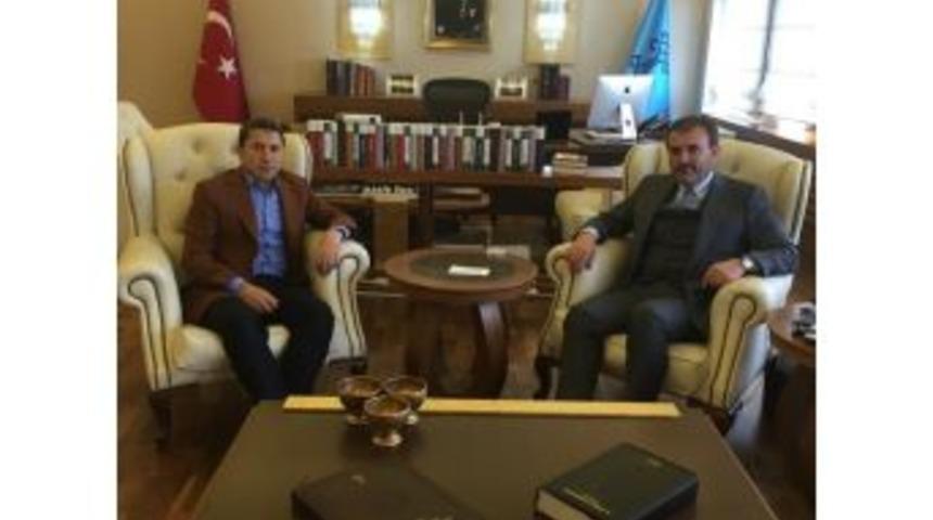 Stso Başkanı Kuzu Bakan &Uuml;nal İle G&ouml;r&uuml;şt&uuml;