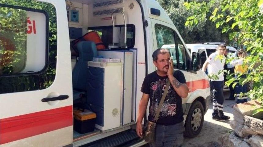 Dayaktan Ka&ccedil;arken Kazada Hastanelik Oldu