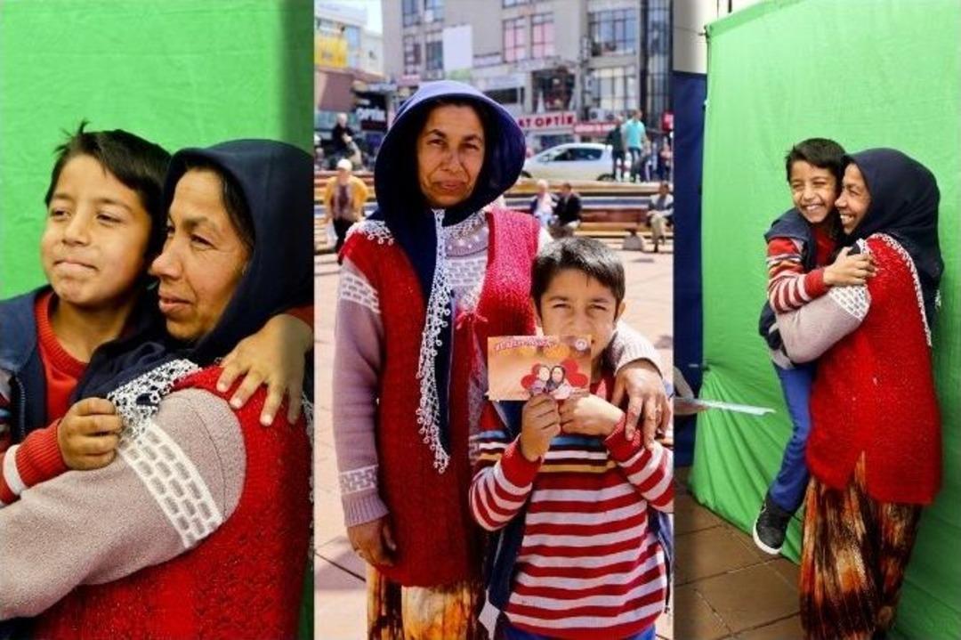 Maltepeli&nbsp;&ccedil;ocuklar&nbsp;annelerine&nbsp;sevgisini Fotoğrafla Anlattı