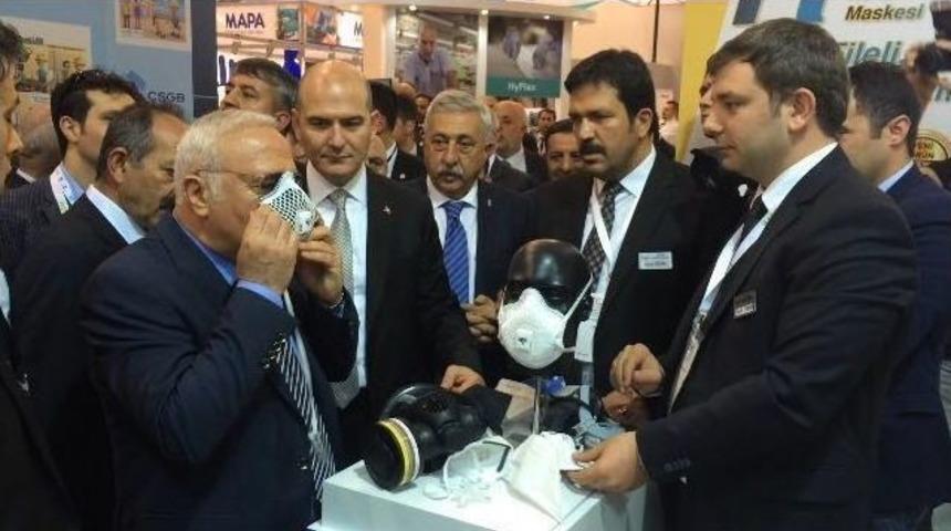 T&uuml;rkiye&rsquo;nin İlk Yerli Ve Milli Gaz Maskeleri İş Sağlığı Fuarında