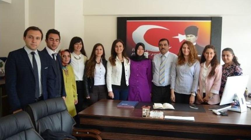 Aday &Ouml;ğretmenler Kaymakam G&uuml;ven&rsquo;i Ziyaret Etti
