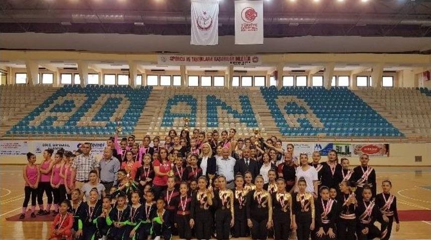 Okullararası Step Aerobik Cimnastik İl Birinciliği Tamamlandı