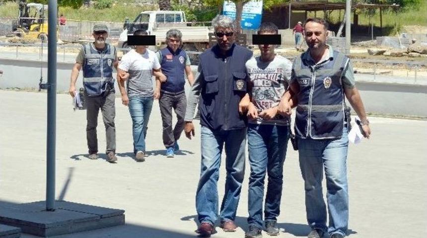 Hırsızlık Zanlıları Kiraladıkları Ara&ccedil;ta Yakalandı