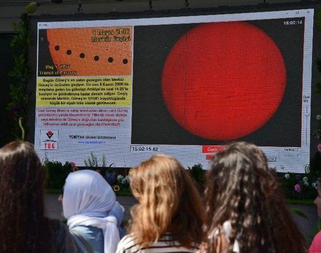 Merkür Geçişi Expo 2016’da İzlendi