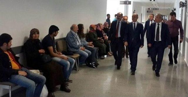 Tekirdağ Valisi&rsquo;nden Nk&uuml; Sağlık Uygulama Ve Araştırma Hastanesine Ziyaret 1