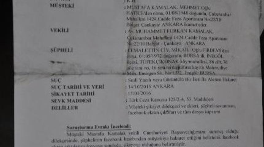 Kamalak&rsquo;tan 3 Vatandaşa Hakaret Davası