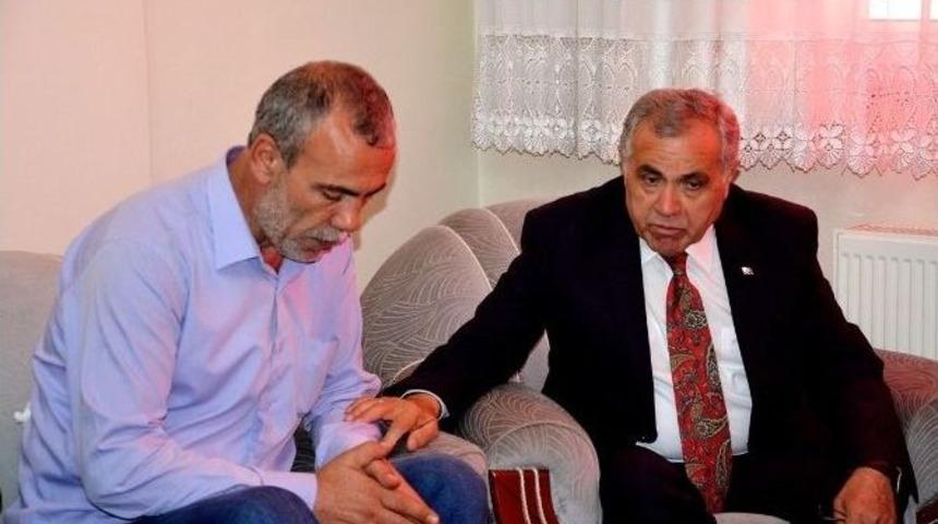 Bafra Kaymakamı&rsquo;ndan Şehit Evine Taziye Ziyareti