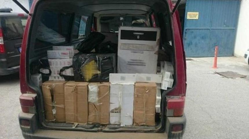 Erzincan&rsquo;da 20 Bin 200 Paket Ka&ccedil;ak Sigara Ele Ge&ccedil;irildi