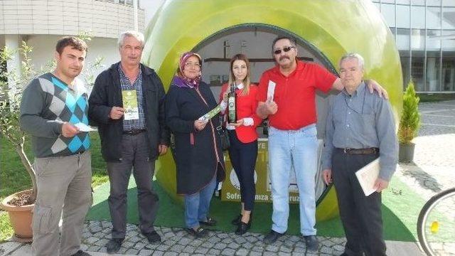 Belediye Zeytin Görünümlü Stantta Yağ Satıyor 2
