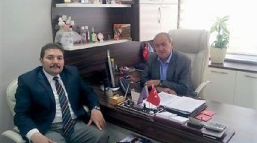 İl&ccedil;e Milli Eğitim&rsquo;den Başkan Alparslan&rsquo;a Ziyaret
