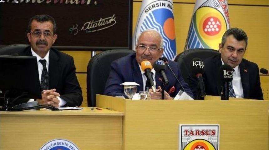 Mersin B&uuml;y&uuml;kşehir Belediye Meclisi Tarsus&rsquo;ta Toplandı