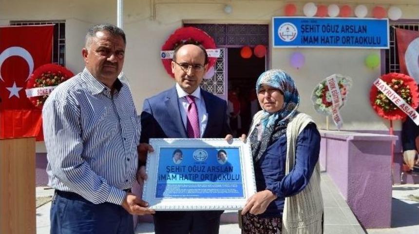 S&ouml;ke&rsquo;nin Şehidi Oğuz Arslan&rsquo;ın Adı Okulda Yaşayacak