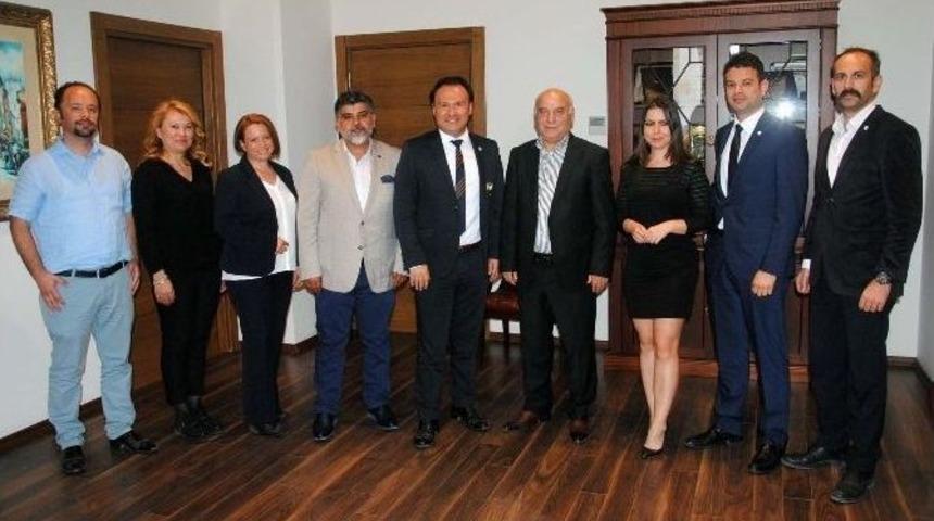 Gen&ccedil; Mali M&uuml;şavirlerden Başkan Top&ccedil;u&rsquo;ya Ziyaret