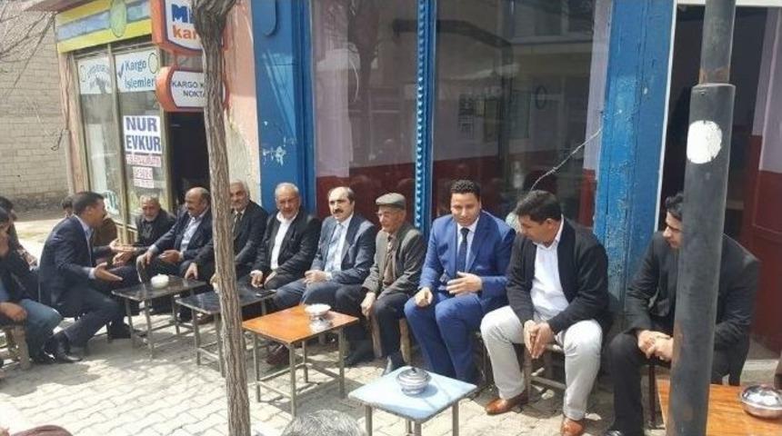 Başkan Soğanda&rsquo;dan &Ouml;zalp İl&ccedil;esine Ziyaret