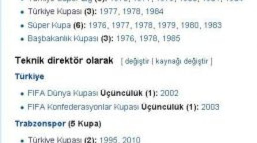 Vikipedi, Beşiktaş&rsquo;ı Şampiyon İlan Etti