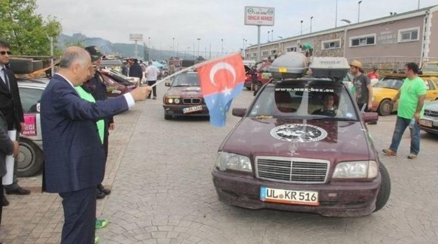 Allgeau - Orient Dostluk Ve Barış Rallisi Giresun&rsquo;dan Coşku İle Ge&ccedil;iş Yaptı
