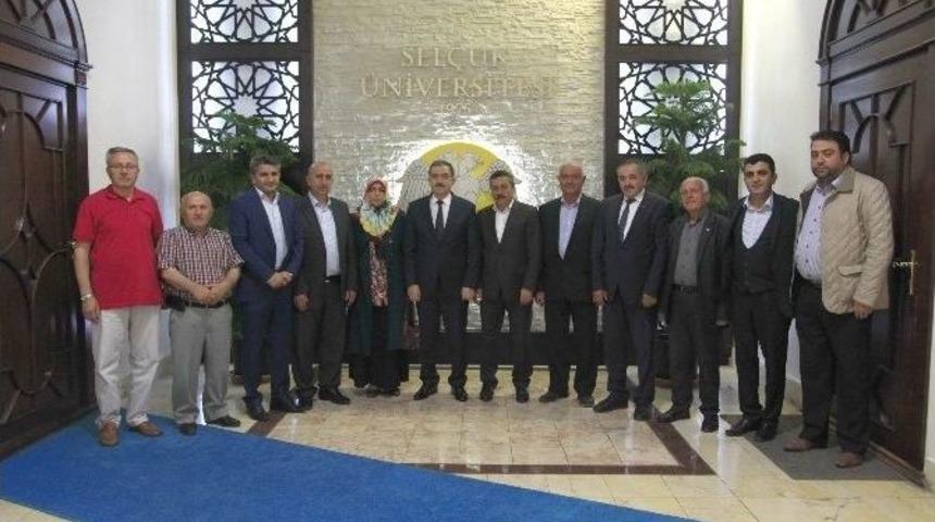 Başkan Tutal&rsquo;dan Rekt&ouml;r Şahin&rsquo;e Ziyaret