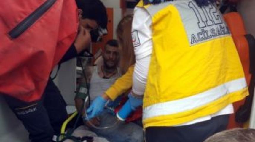 Alaplı Taş &Ouml;ğ&uuml;tme Tesisinde İş Kazası: 1 Yaralı