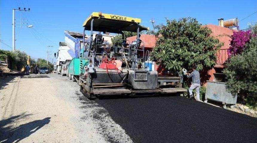 Erdemli&rsquo;de Asfalt &Ccedil;alışmaları Devam Ediyor