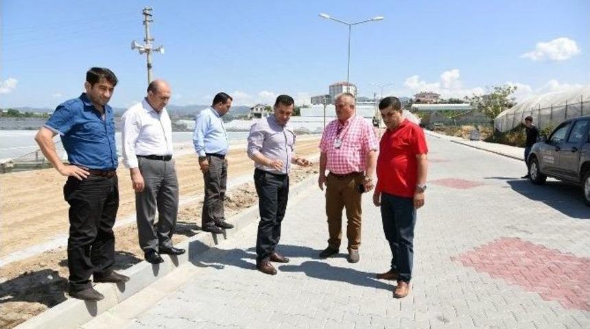 Alanya Belediyesi&rsquo;nden Kaldırım &Ccedil;alışması