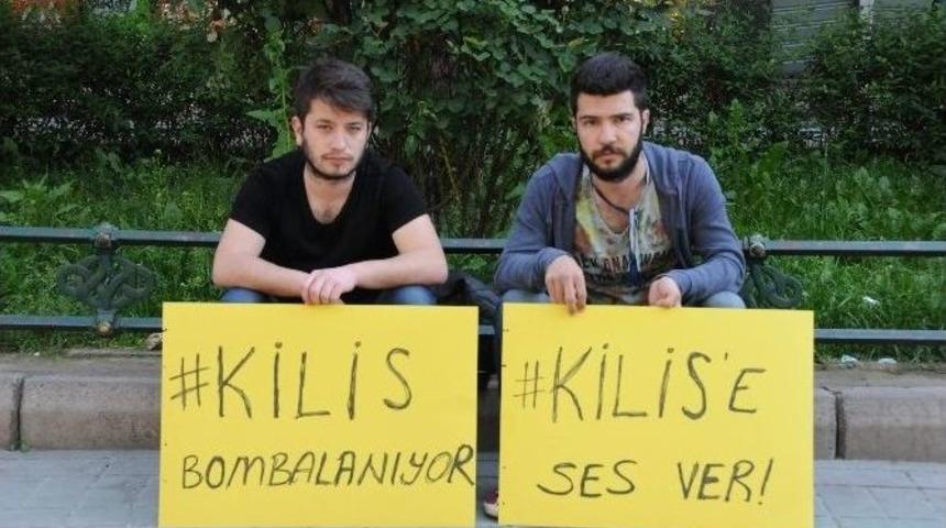 İki Arkadaş Kilis&rsquo;e Dikkat &Ccedil;ekmek İ&ccedil;in D&ouml;vizle Dolaştı