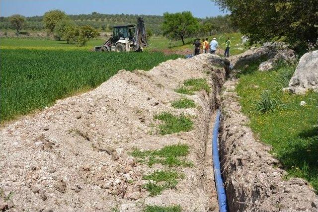 Saruhanlı’da Alt Yapı Çalışmaları Hız Kesmiyor