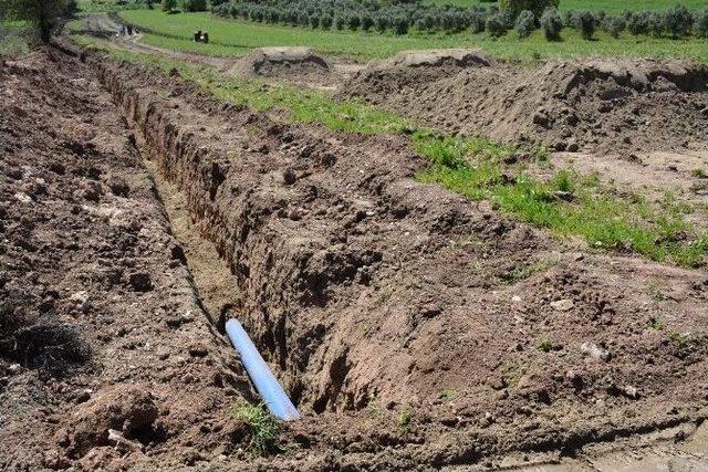 Saruhanlı’da Alt Yapı Çalışmaları Hız Kesmiyor