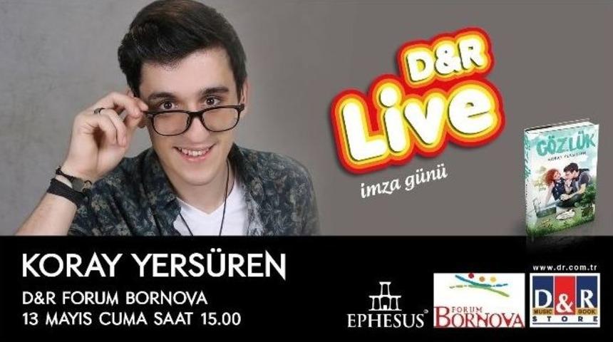 Koray Yers&uuml;ren&rsquo;den Forum Bornova&rsquo;da İmza G&uuml;n&uuml;