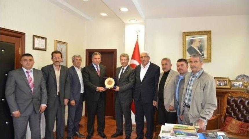 Bah&ccedil;elik Sulama Birliğinden Kayseri Şeker&rsquo;e Ziyaret