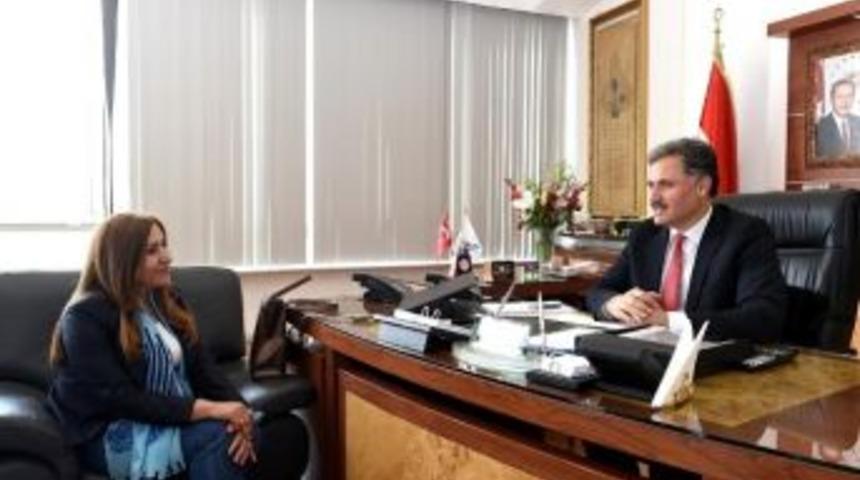 Gazeteci- Yazar Meryem Aybike Sinan, Başkan Çakır’ı Ziyaret Etti