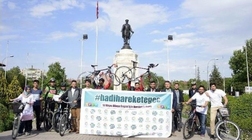 Meram Gen&ccedil;lik Meclisi &Uuml;yeleri Bisiklet S&uuml;rd&uuml;