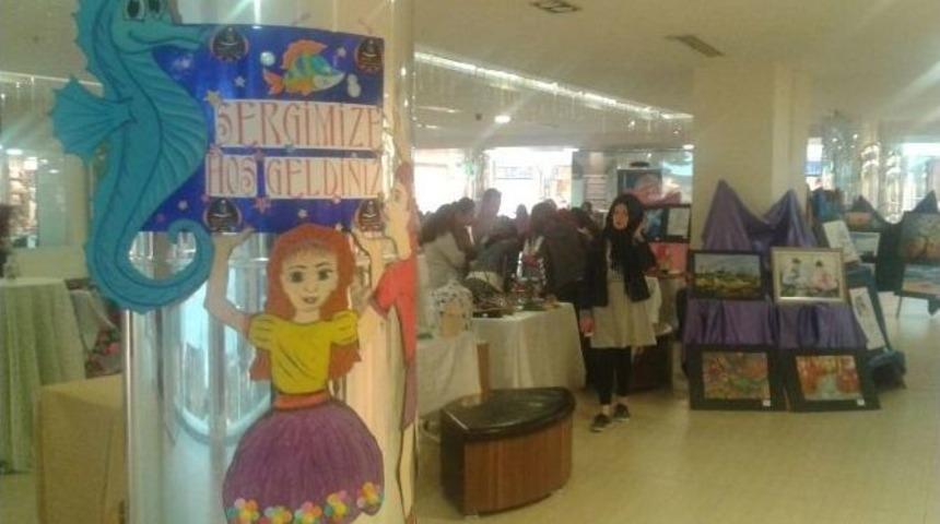 İsmetpaşalı &Ouml;ğrencilerin Sergisi B&uuml;y&uuml;k İlgi G&ouml;rd&uuml;
