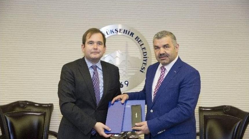 Ab Delegasyonu&rsquo;ndan Başkan &Ccedil;elik&rsquo;e Ziyaret