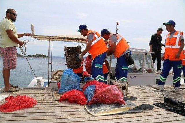 Türkbükü’nde Sezon Öncesi Deniz Dibi Temizliği Yapıldı