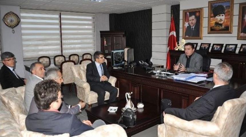 Rekt&ouml;r Prof. Dr. İbrahim Taş Başkan Bakıcı&rsquo;yı Ziyaret Etti