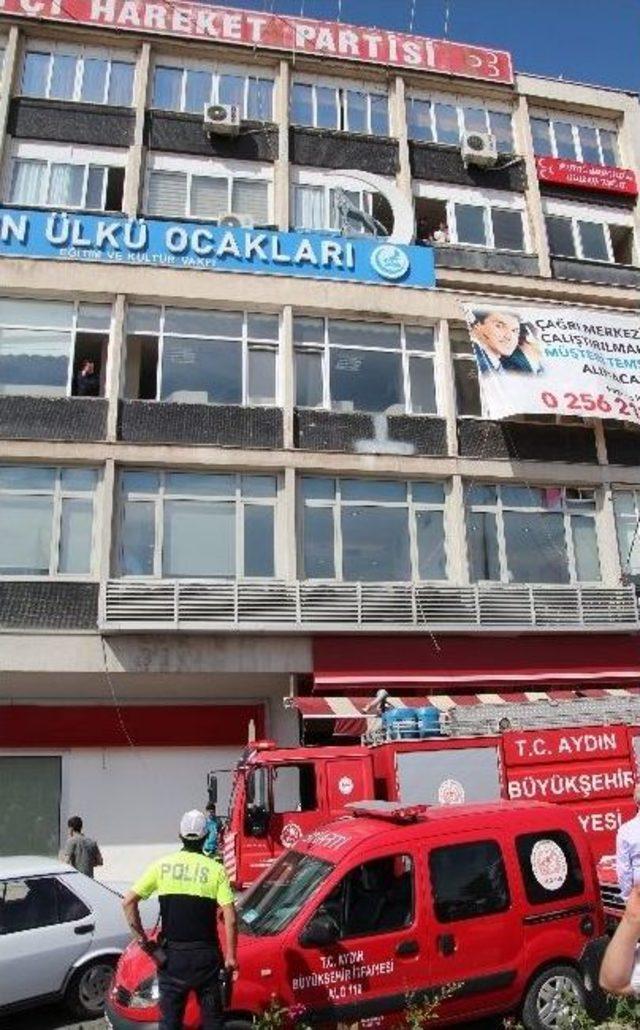 Mhp Binasındaki Asans&ouml;r Yangını Korkuttu 1
