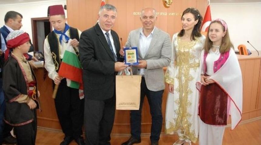 Balkan T&uuml;rkleri&rsquo;nden Karaman Belediyesi&rsquo;ne Ziyaret
