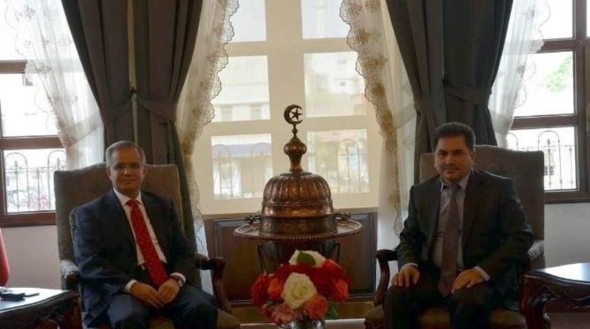 B&ouml;lge Cumhuriyet Başsavcısı Mustafa Yal&ccedil;ın&rsquo;dan Valiliğe Ziyaret