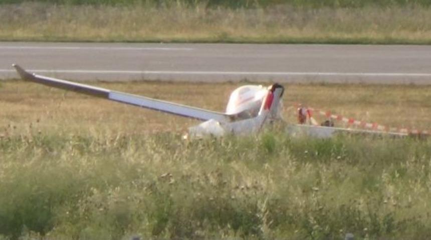 Edremit’te Eğitim Uçağı Düştü