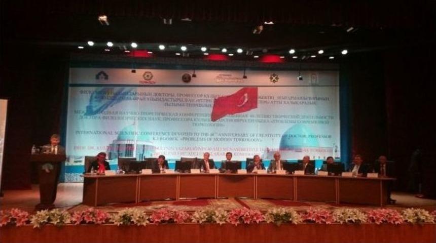 Ahmet Yesevi &Uuml;niversitesi&rsquo;nde "kulbek Erg&ouml;bek Ve &Ccedil;ağdaş T&uuml;rkoloji" Konferansı
