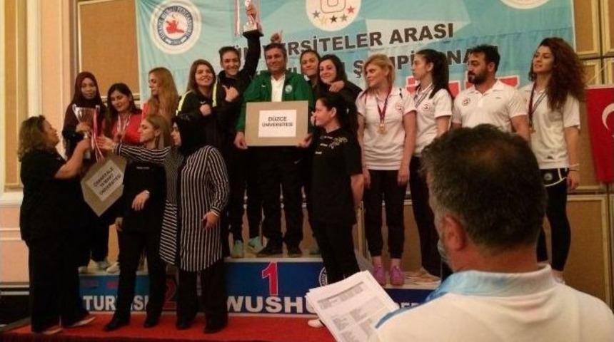 D&uuml;zce &Uuml;niversitesi T&uuml;rkiye Şampiyonu