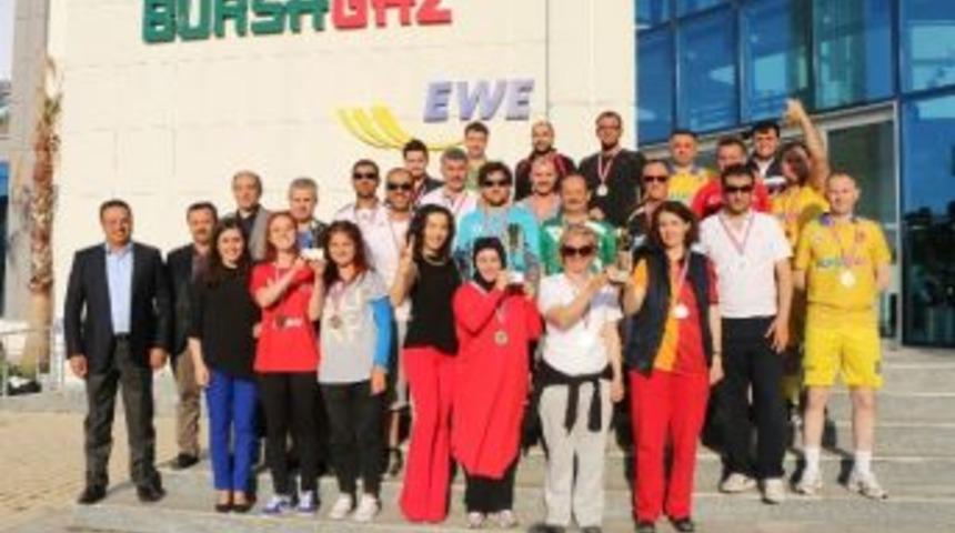 Bursagaz&rsquo;da Filenin Şampiyonu Belli Oldu