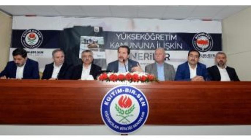 Memur-sen&rsquo;den Y&uuml;ksek&ouml;ğretim Kanununa İlişkin &Ouml;neriler